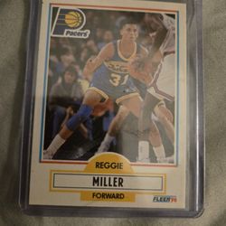 Fleer Jumber 78 1990s Reggie Miller
