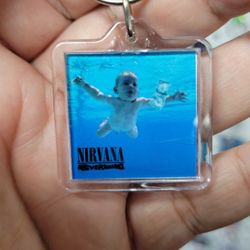Custom Nirvana Nevermind CD Album cover Art Keychain | Charm | Hanger
