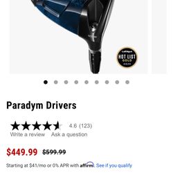 Callaway Paradym Driver And Irons