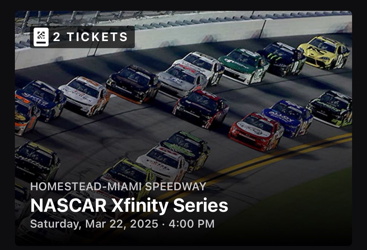 NASCAR Xfinity 3/22