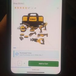 DeWalt 20v Max 7 Tool Combo Kit 