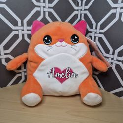 Personalized Cat - Stuffed Animal- Kids