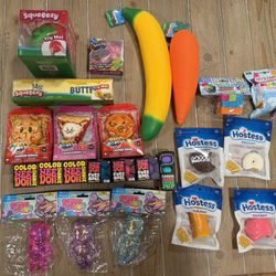 Squishies - Needoh, Sunny Days, Sugar Swap Onsie, & more