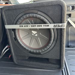 10 Inch Kicker Sub, Amp, and LOC