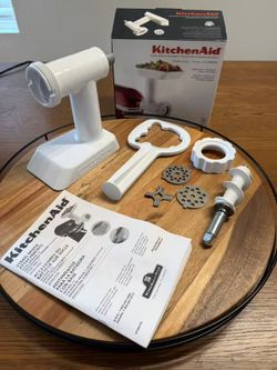 KitchenAid Stand Mixer Food Grinder Attachment (Model KSMFGA) – Complete in Box