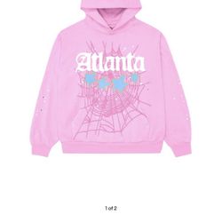 Sp5der Hoodie Atlanta Pink (Size Small) 