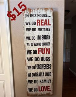 Wooden home decor