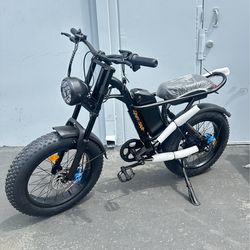 E-Bike 750w 48V 15.6Ah 20 Inches Double Shock Absorption Brushless Motor Ebike Mountain Sports