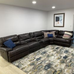 Leather Bessett Sectional 
