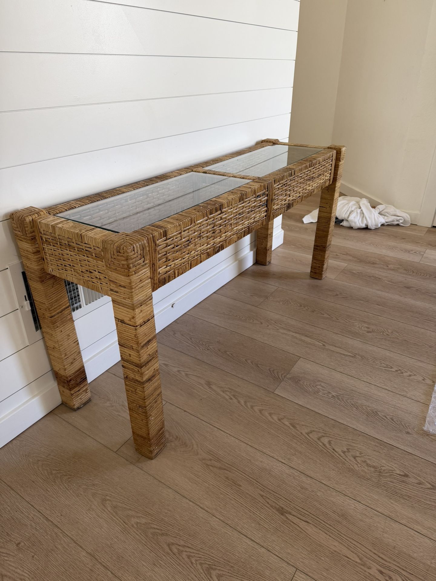 Entry Wicker Table