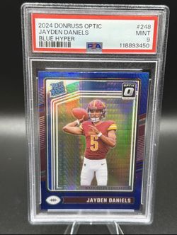Jayden Daniel’s blue hyper RC psa 9