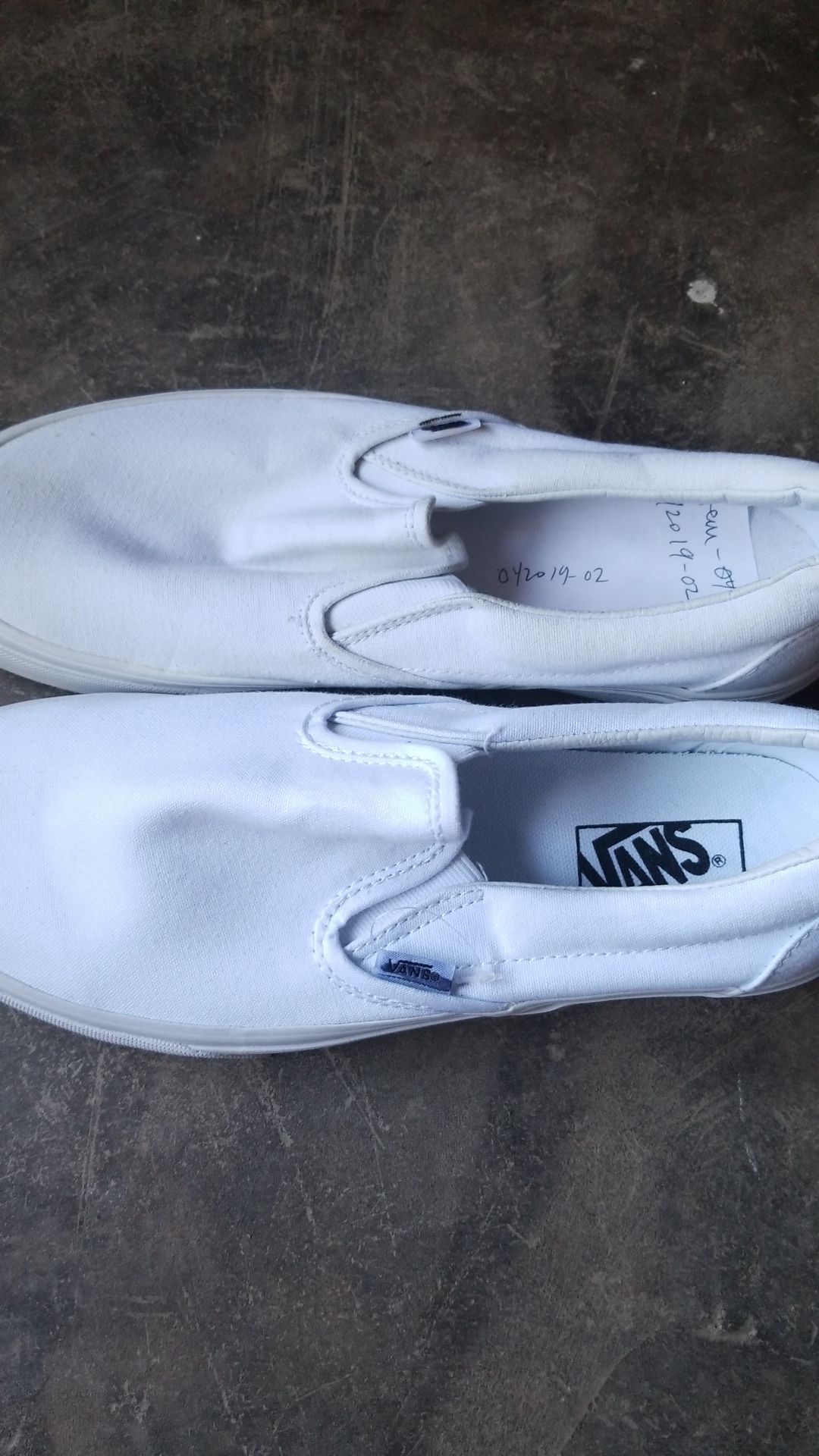 Vans Slip-ons! Womens-10.5, Mens-{contact info removed}