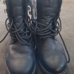 UGG Mens Blk Leather Boots