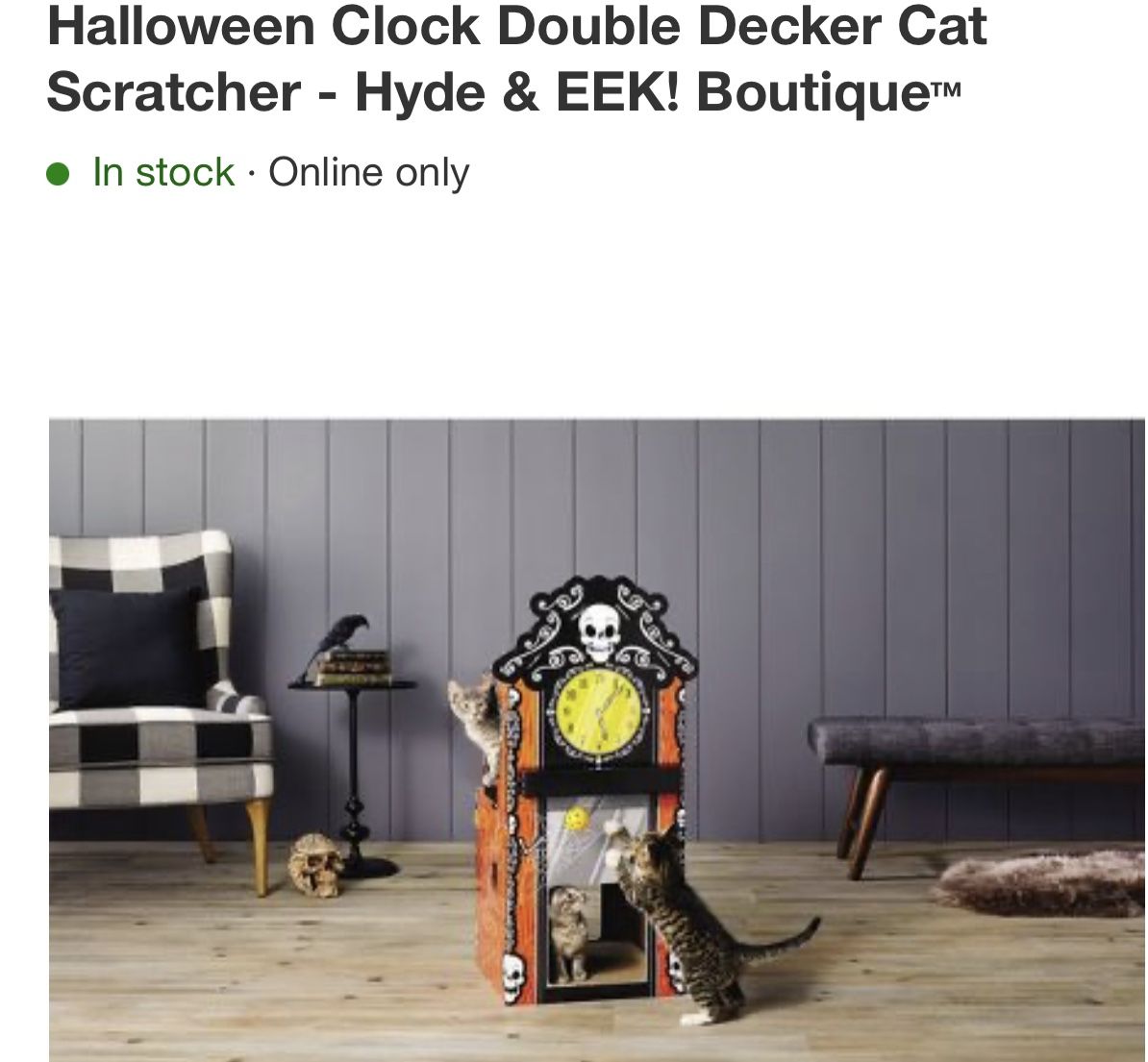 Double Dekker cat scratch of Clockhouse