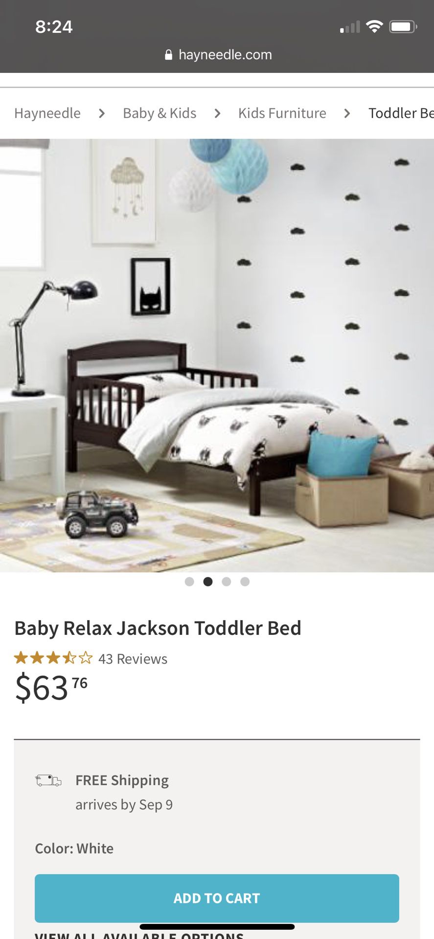 Baby Relax Toddler Bed