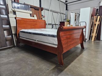 Queen bed and mattress