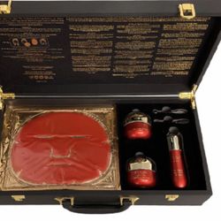 D'OR24K Dermatox Collection with 18-in-1 Red Caviar Anti-Aging Face & Eye Mask Set