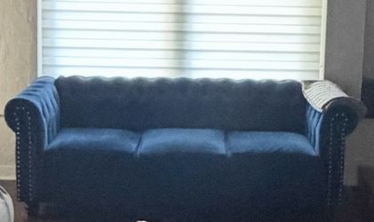 Blue sofa $150