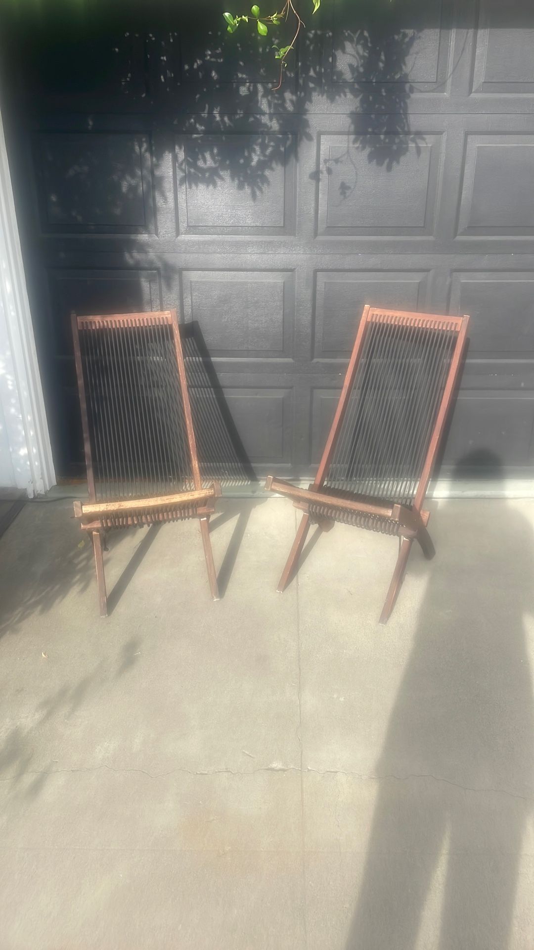 Roped Wood Chairs