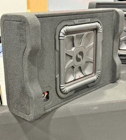 Brand new kicker l7t 12” shallow subwoofer slim box