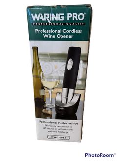 Waring Pro Cordless Wine Opener