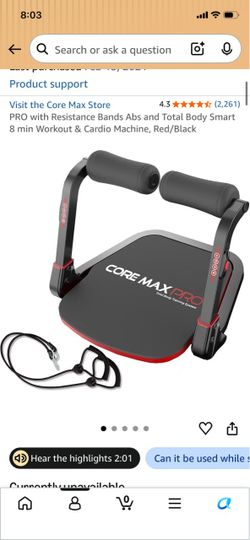 Ab Core Max Pro