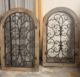 Wood/iron Wall Art