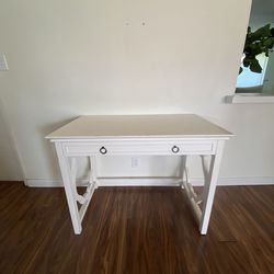 White desk