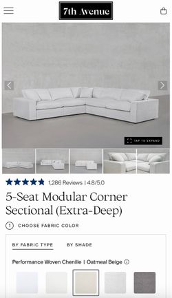 5-Seat Modular Corner Sectional