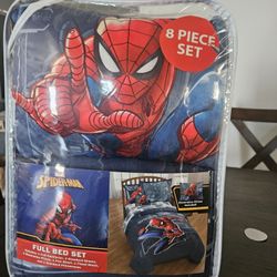 Marvel Spider-Man 8-Pc FULL Reversible Set Great GIFT
