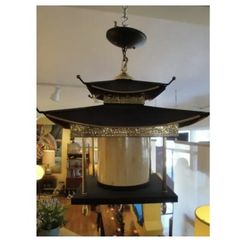 1965 Oriental Pagoda Hanging Light Fi