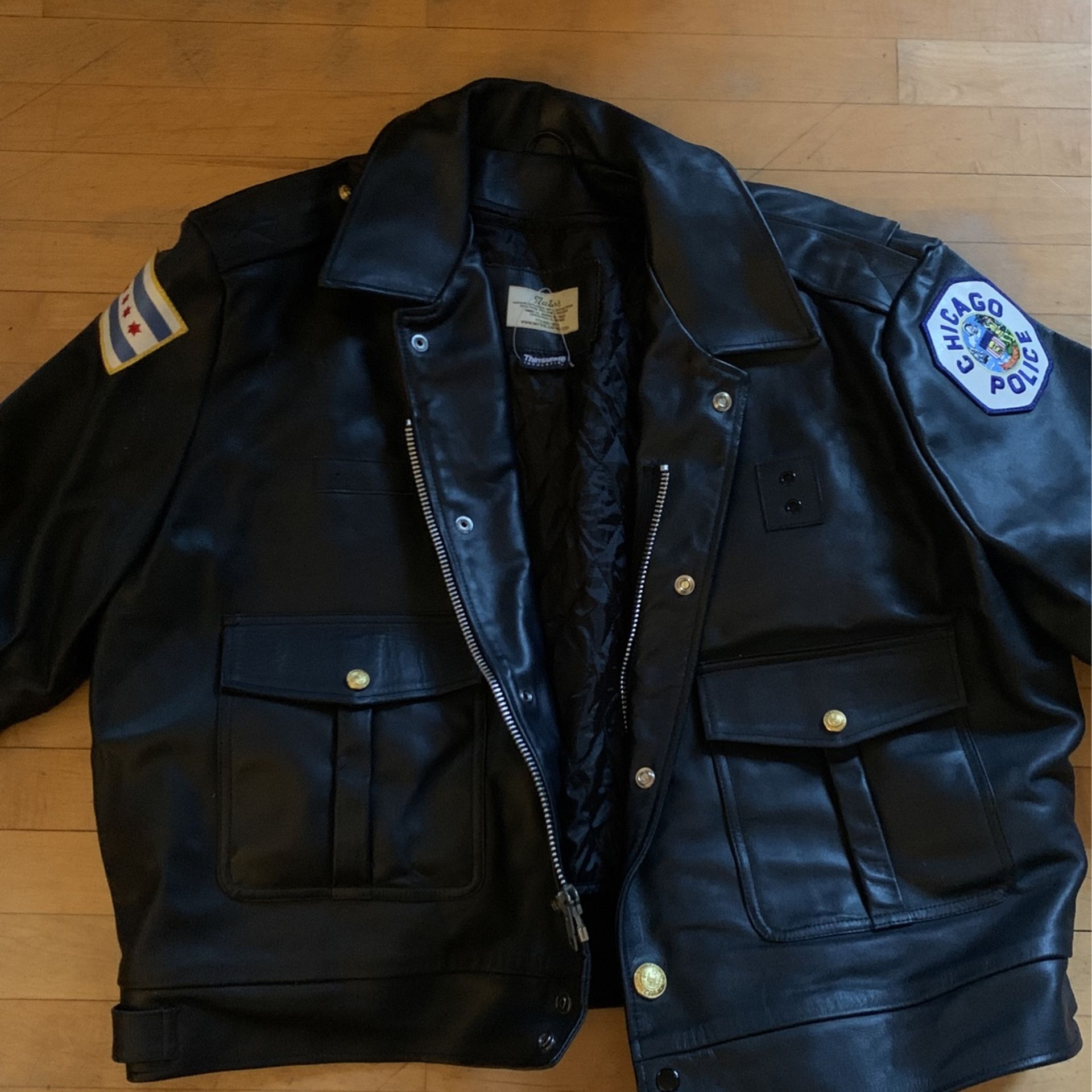 Nate's Leather Chicago Police Jacket