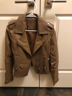 BLANKNYC Leather Moto Coat