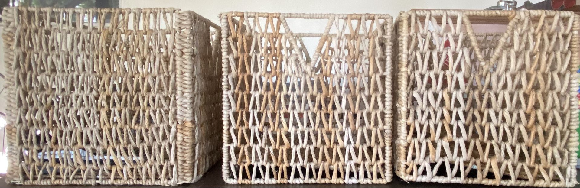 Storage Wooven Baskets