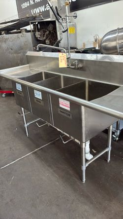 3 Compartment Sink