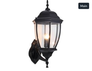 Alipis 1pc Vintage Wall Lamp Hexagonal Design Outdoor Light for Patio Easy Insta