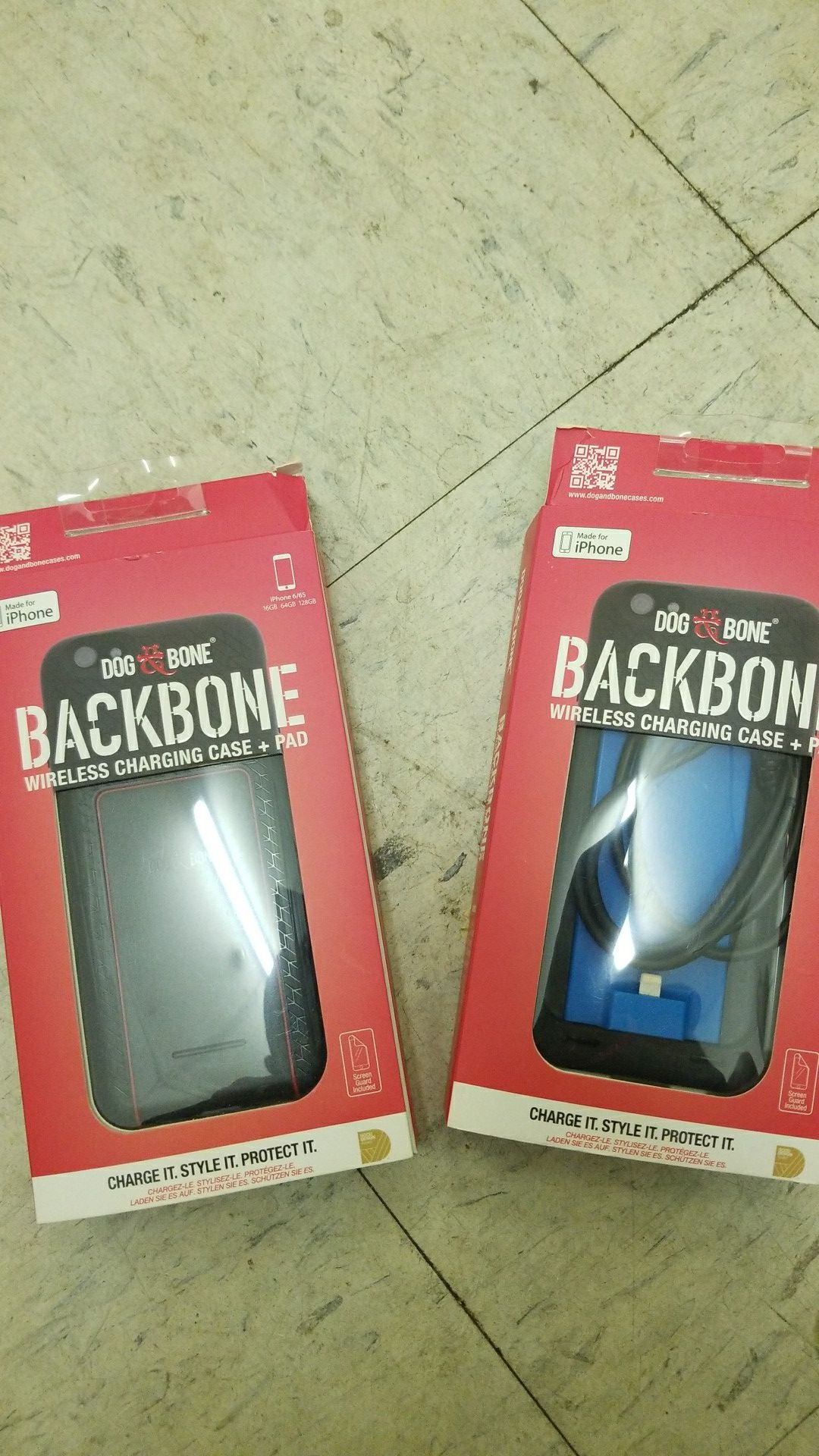 IPhone 6/6s Backbone Wireless case and pad