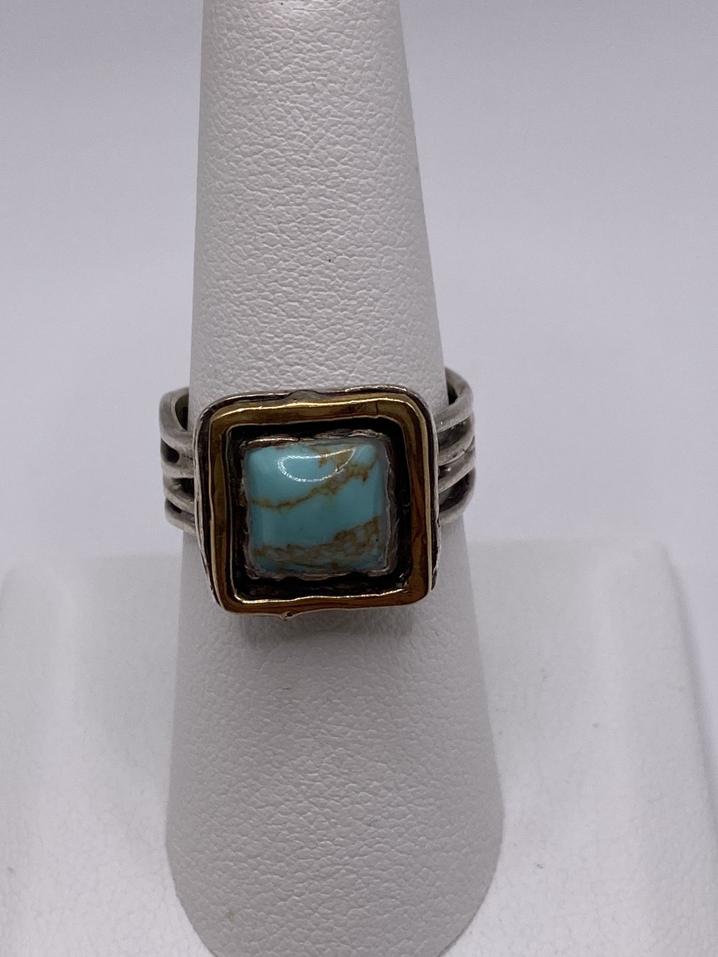 Turquoise 925 Vintage Ring 