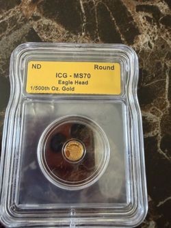 ICG - MS 70 Eagle Head 1/500th oz gold