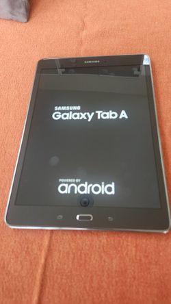 Like New Samsung 32 GB Tab A SM-T550 - LAST WEEK - Smoky Titanium Tablet 9.7"