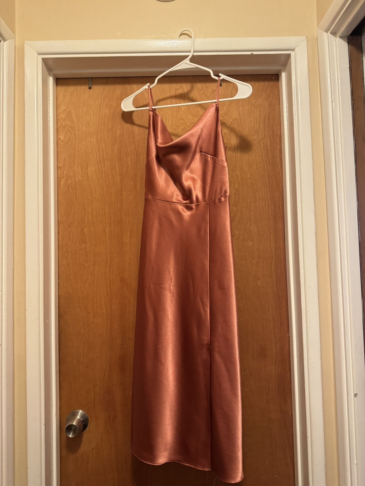 Copper Color Bridesmaid Dress