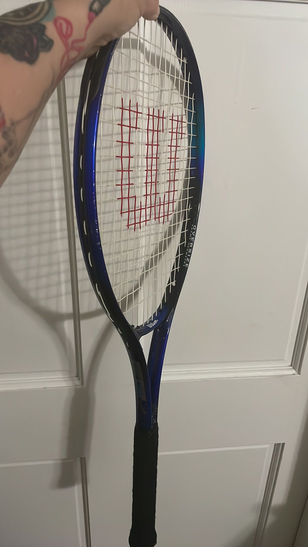 Good Condition Wilson, Tennis Racket Blue With Case