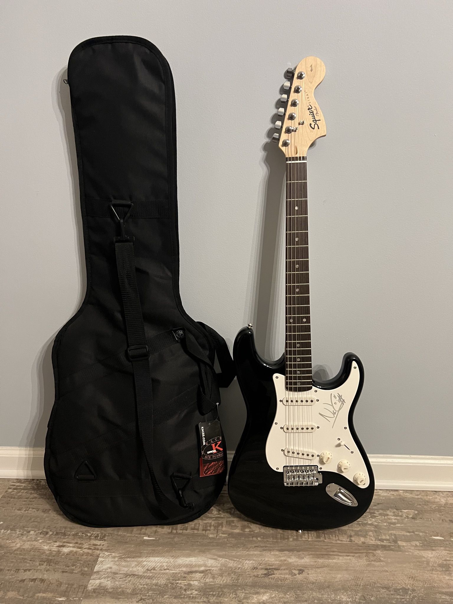 Fender Squire Stratocaster Electric Guitar (2007) - Autographed (by Music Artist, NeYo)