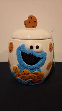 Large Cookie Monster Cookie Jar