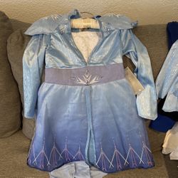 New Elsa Disney Costume Size 4 And 5/6
