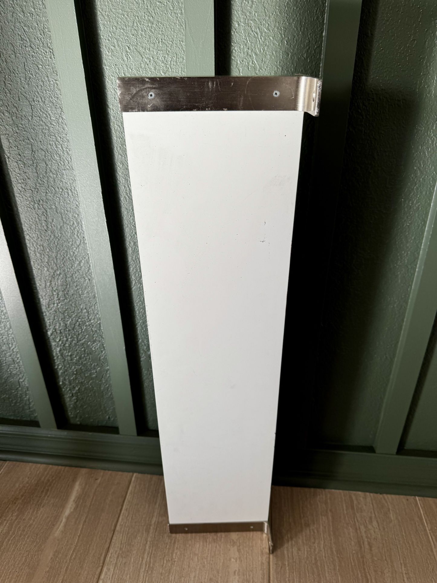 IKEA White Shelf with Brackets