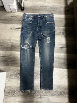 Purple jeans