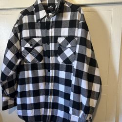 Mens Size 2x Flannel Jacket