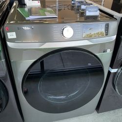 Samsung Front Load Electric Dryer In Silver / Grey