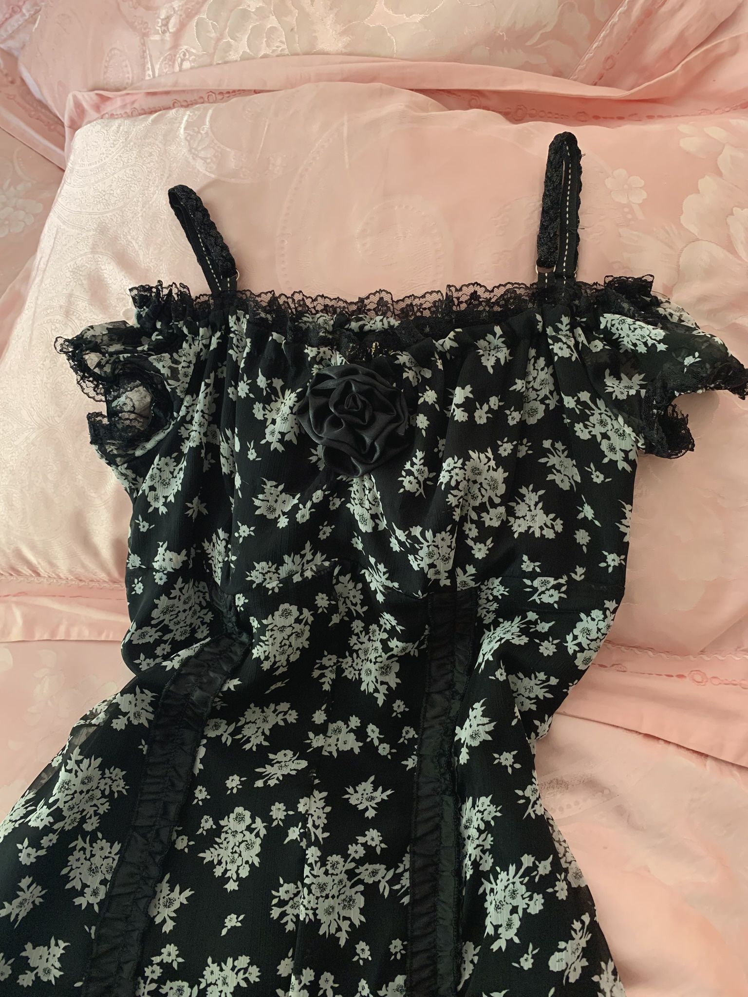 Black And White Print Dress Size Sm